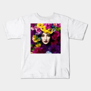 Flower Face Kids T-Shirt